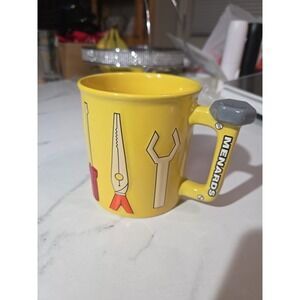 NEW MENARDS 3D Tool Screwdriver Pliers Wrench Yellow 16 oz Coffee Cup Mug